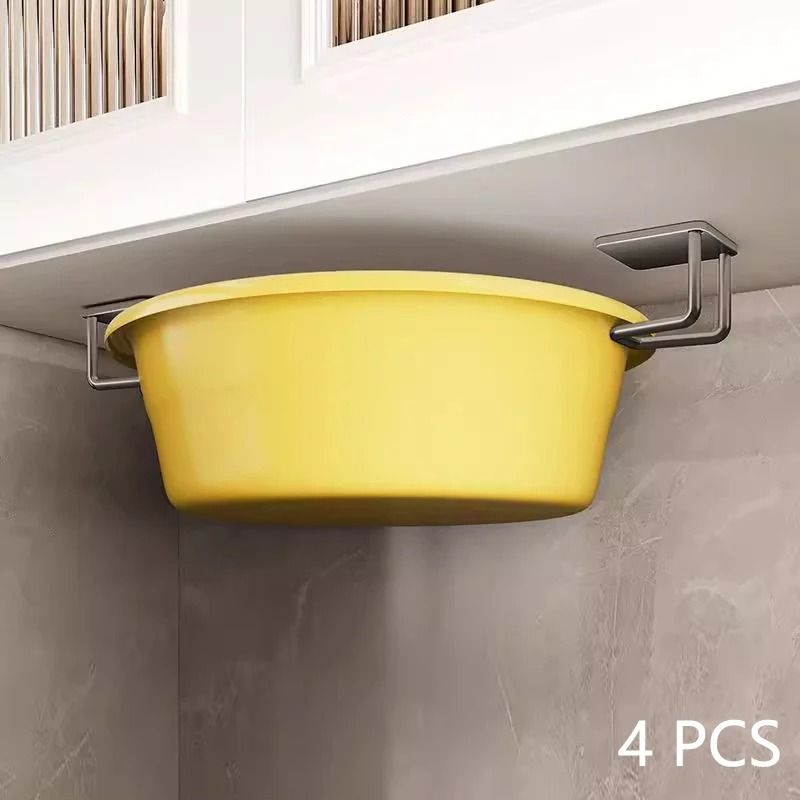 YM Wall Mounted Pot Lid And Cutting Board Storage Rack 8