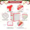 4 Tier Christmas Ornament Storage Box With Clear Dividers 5