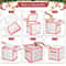 4 Tier Christmas Ornament Storage Box With Clear Dividers 6