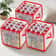 4 Tier Christmas Ornament Storage Box With Clear Dividers 8