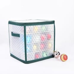 64 grid christmas bauble storage box with dividers