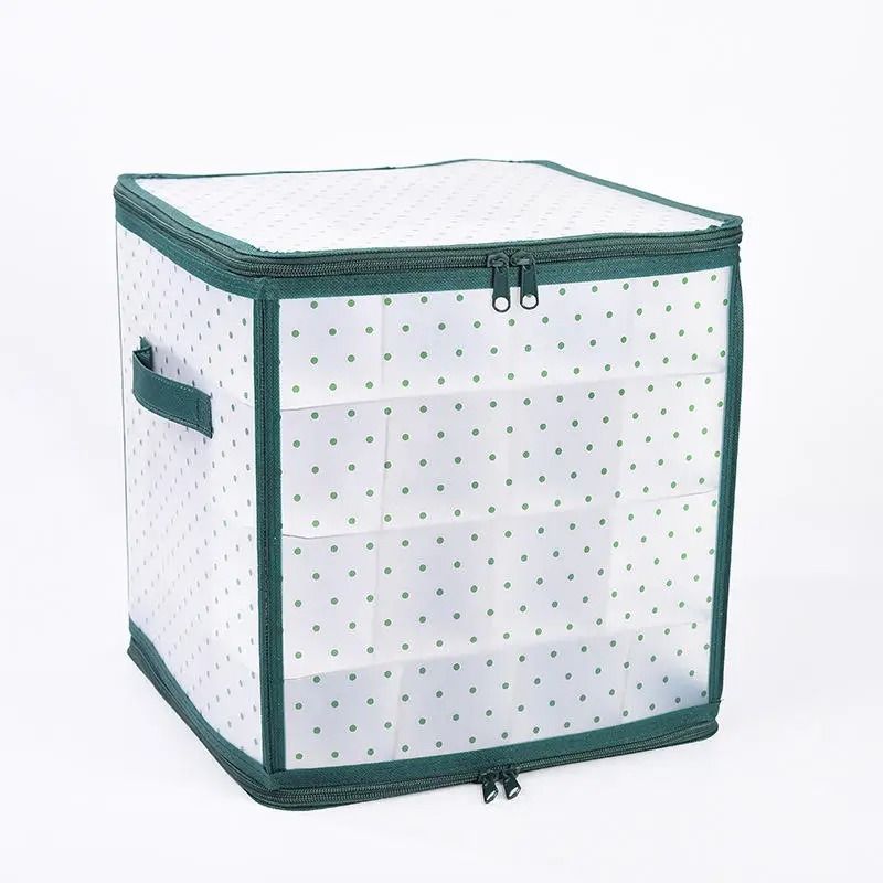 64 Grid Christmas Bauble Storage Box With Dividers 1