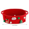 Red Open Top Christmas Gift Basket And Holiday Storage Organizer 2