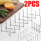 Adjustable Stainless Steel Retractable Pot Lid And Plate Storage Rack 10