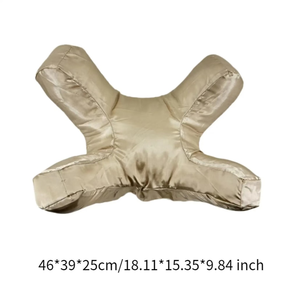 Luxury Memory Foam Face Pillow For Wrinkle Prevention Neck Support Free Satin Pillowcase 7