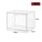 Transparent Dustproof Book And Magazine Storage Display Box 2