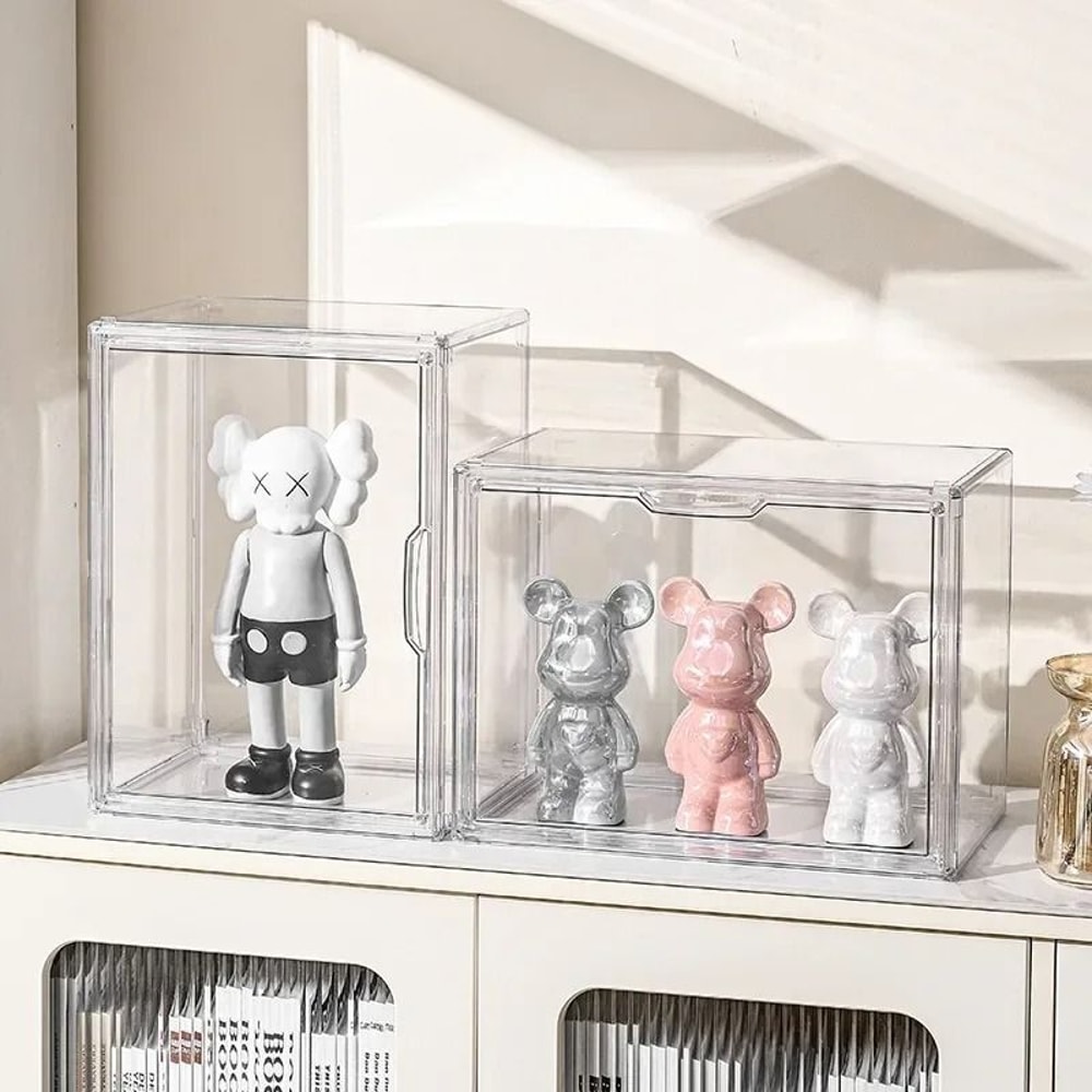 Transparent Dustproof Book And Magazine Storage Display Box 8