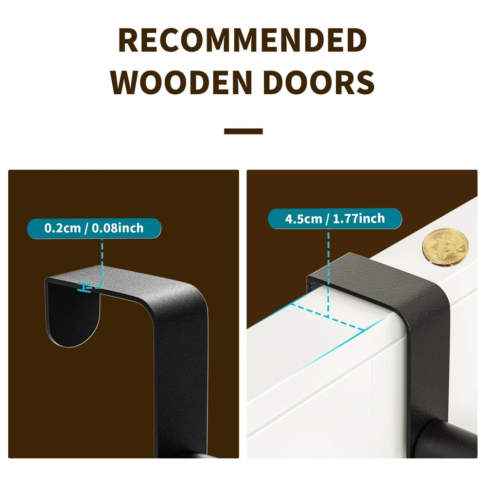 Multi Layer Door Hanging Storage Basket Punch Free Organizer 7