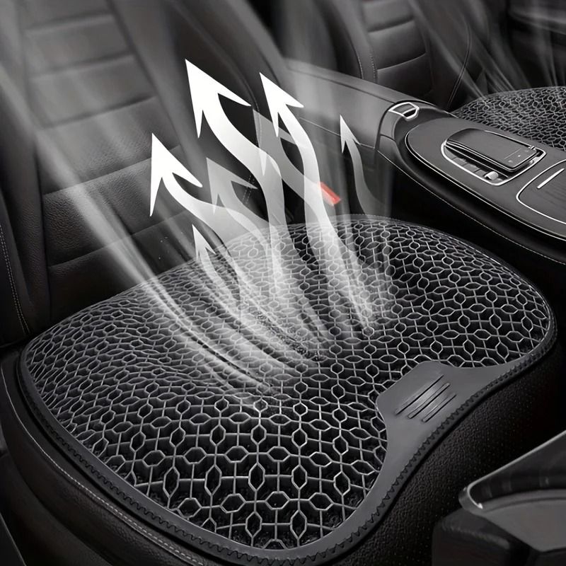 Breathable Honeycomb Gel Seat Cushion For Office And Car 0
