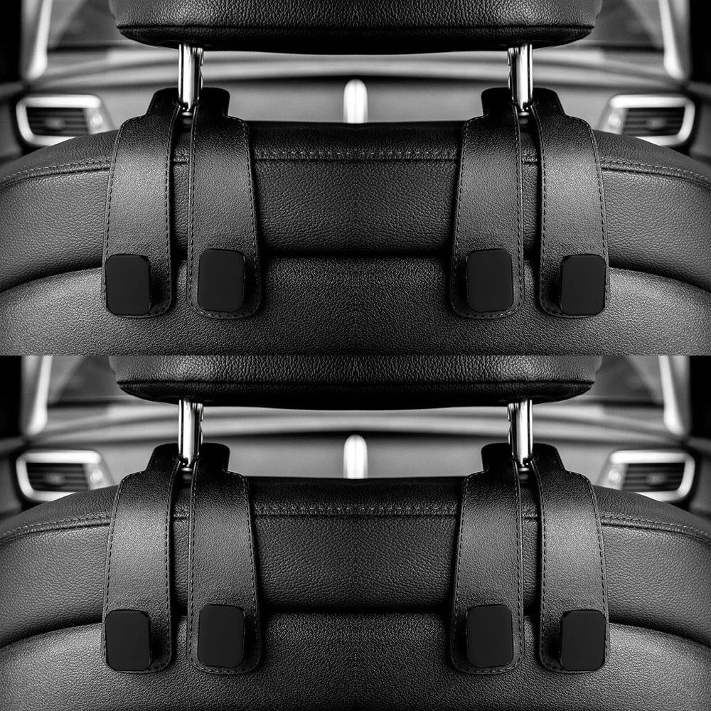 Car Headrest Hooks For Bags And Seat Back Organization 8