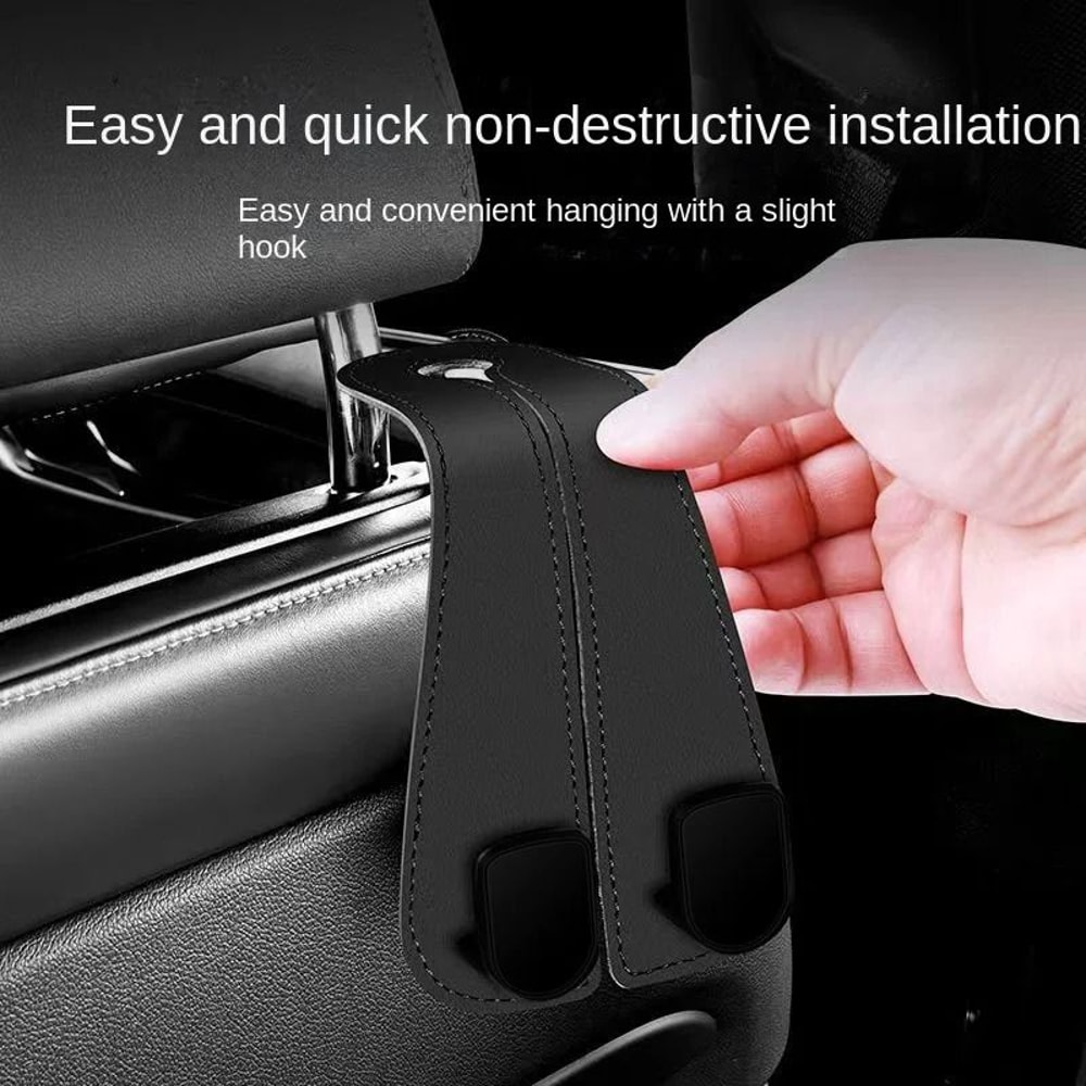Car Headrest Hooks For Bags And Seat Back Organization 12