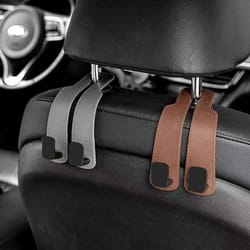 car headrest hooks for bags and seat back organization