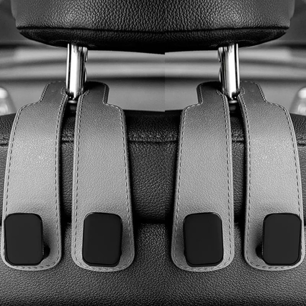Car Headrest Hooks For Bags And Seat Back Organization 6