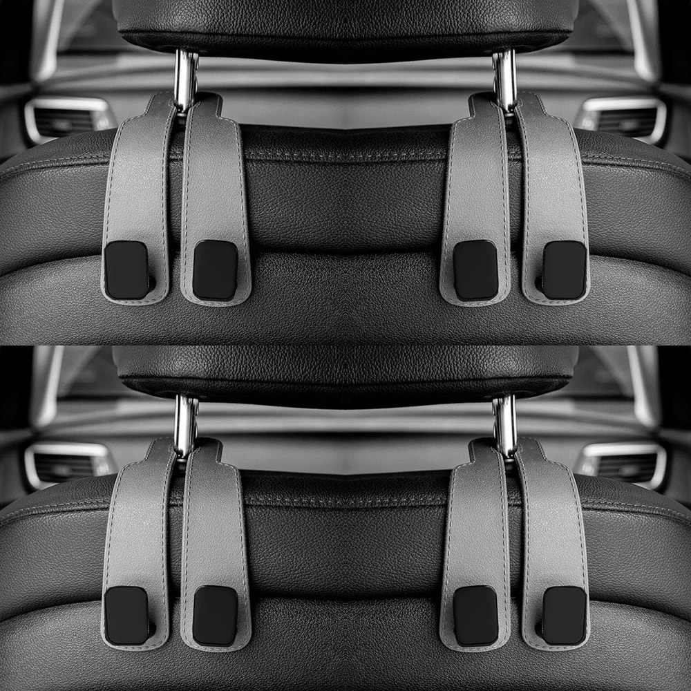 Car Headrest Hooks For Bags And Seat Back Organization 9