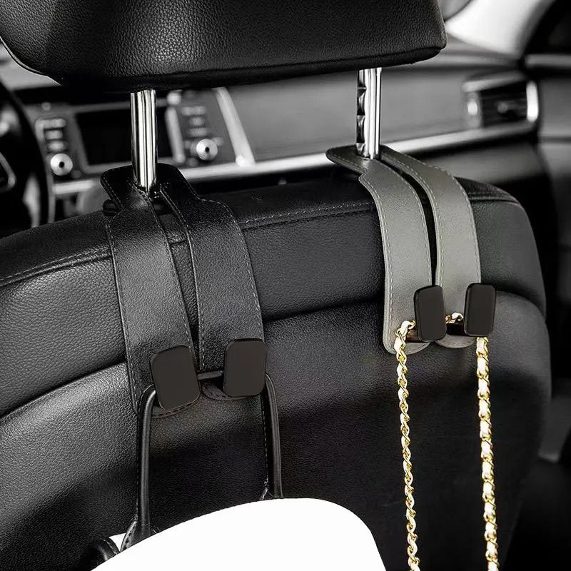 Car Headrest Hooks For Bags And Seat Back Organization 10