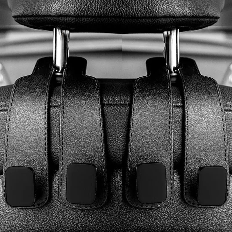 Car Headrest Hooks For Bags And Seat Back Organization 5