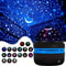 USB LED Starry Sky Projector Lamp With Moon And Star Effects 4