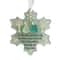 Clear Acrylic Snowflake Ornament Pendant For Holiday Decor 0
