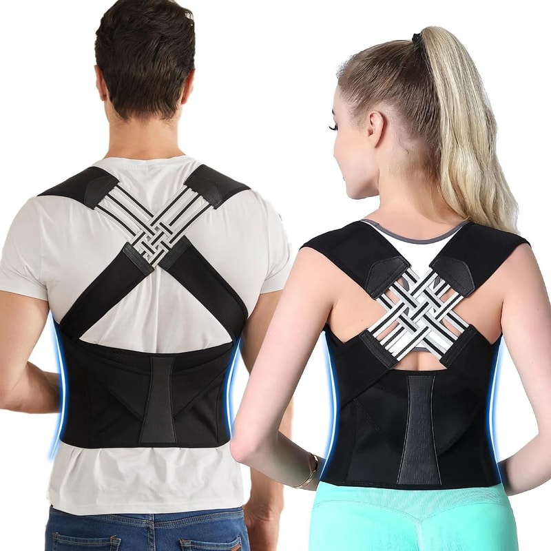 Adjustable Back Brace Posture Corrector For Full Upper And Lower Support 6