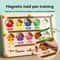 Magnetic Maze Walking Ball Early Education Puzzle Board 0