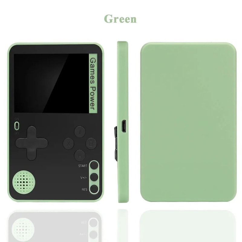 Retro Handheld Game Console With 500 Classic Games LCD Rechargeable 5