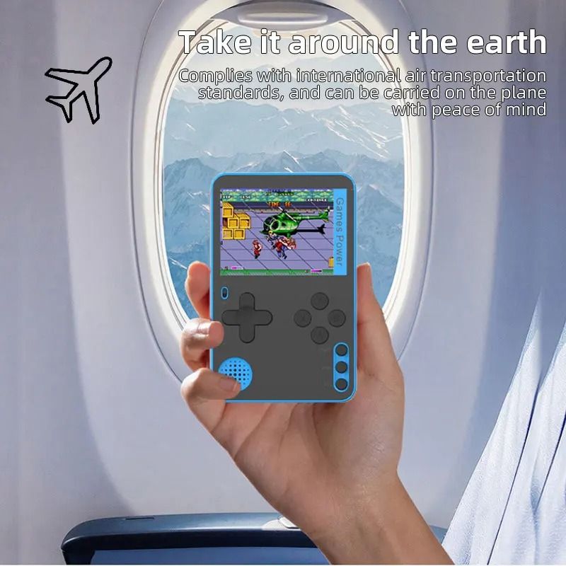 Retro Handheld Game Console With 500 Classic Games LCD Rechargeable 11