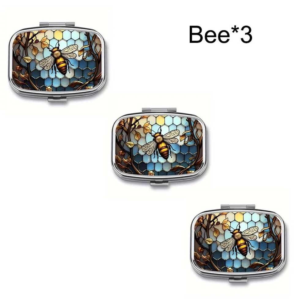 Compact Metal Travel Pill Organizer And Jewelry Storage Case 7