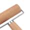 Wooden Rolling Pin With Handles Nonstick Dough Roller 3
