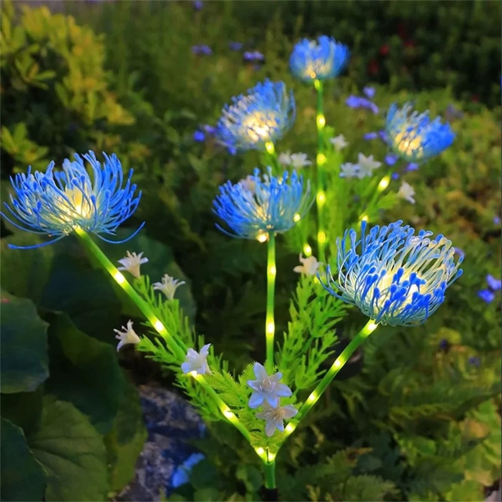 Solar Flower Garden Lights Waterproof Ground Stake Lamp Set 1