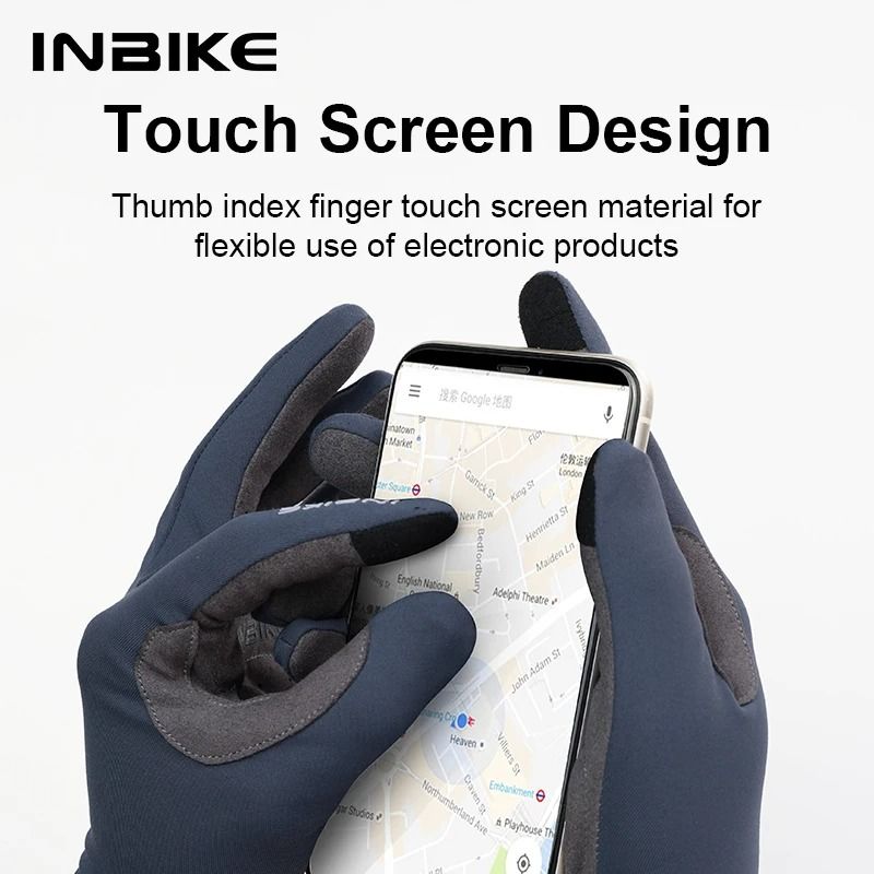 INBIKE Thermal Cycling Gloves Touch Screen Winter Bike Gloves 10
