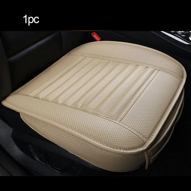 Universal Leather Car Seat Covers Full Set Cushion Protector 3