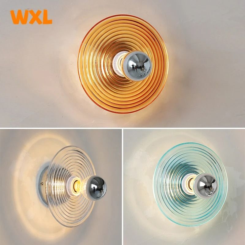 Medieval Stained Glass Wall Sconce Retro Vintage Corridor Light 0