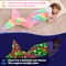 Glow In The Dark Unicorn Mermaid Tail Blanket For Girls 6