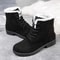 Womens Snow Platform Boots Plush Fur Lined Winter Shoes 9