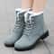 Womens Snow Platform Boots Plush Fur Lined Winter Shoes 11