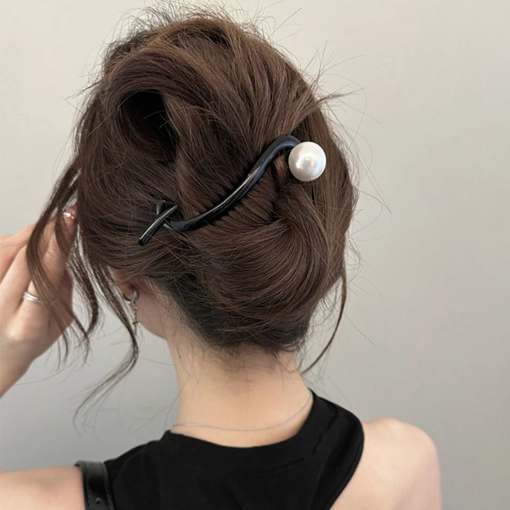 Retro S Shape Twist Hair Clip Hollow Out Ponytail Barrette 9