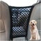 Adjustable Dog Car Barrier Mesh Back Seat Safety Net With Storage 0