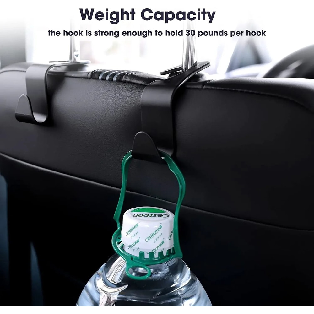 Universal Car Headrest Hooks Organizer Hangers For Bags 4