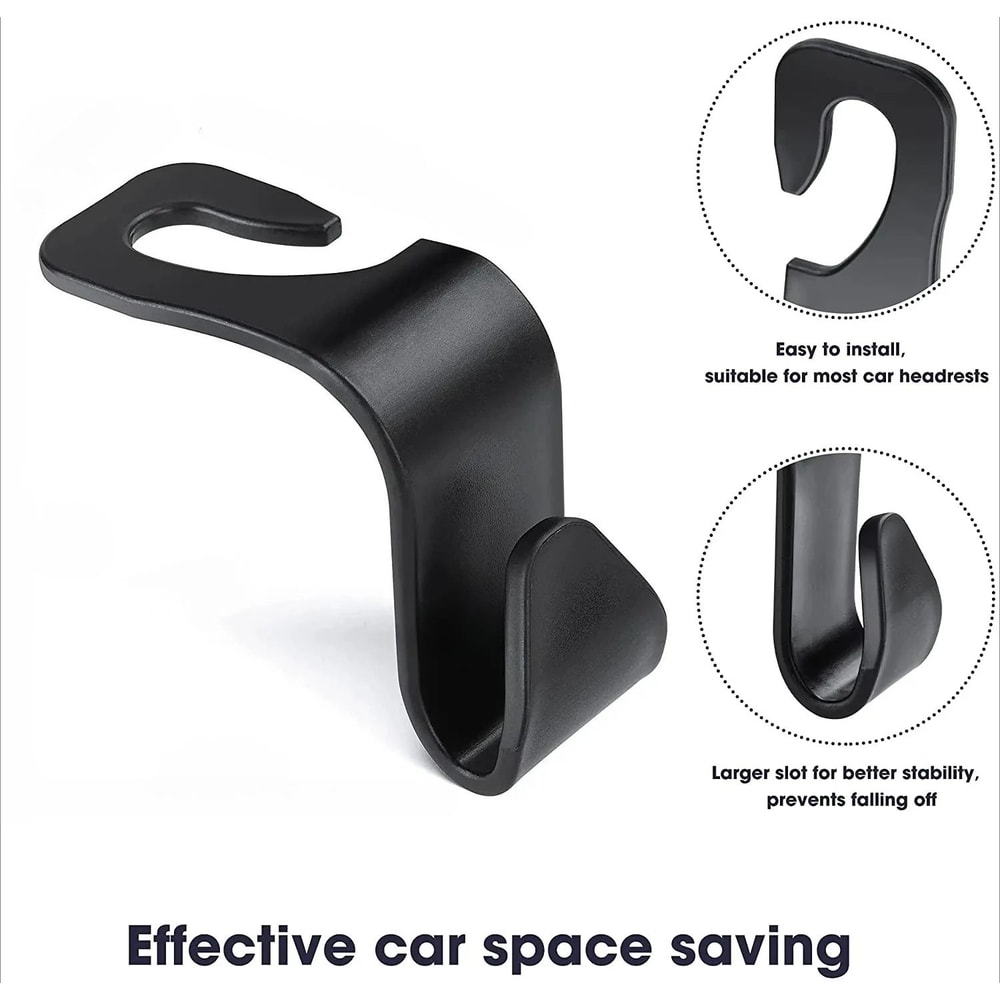 Universal Car Headrest Hooks Organizer Hangers For Bags 8