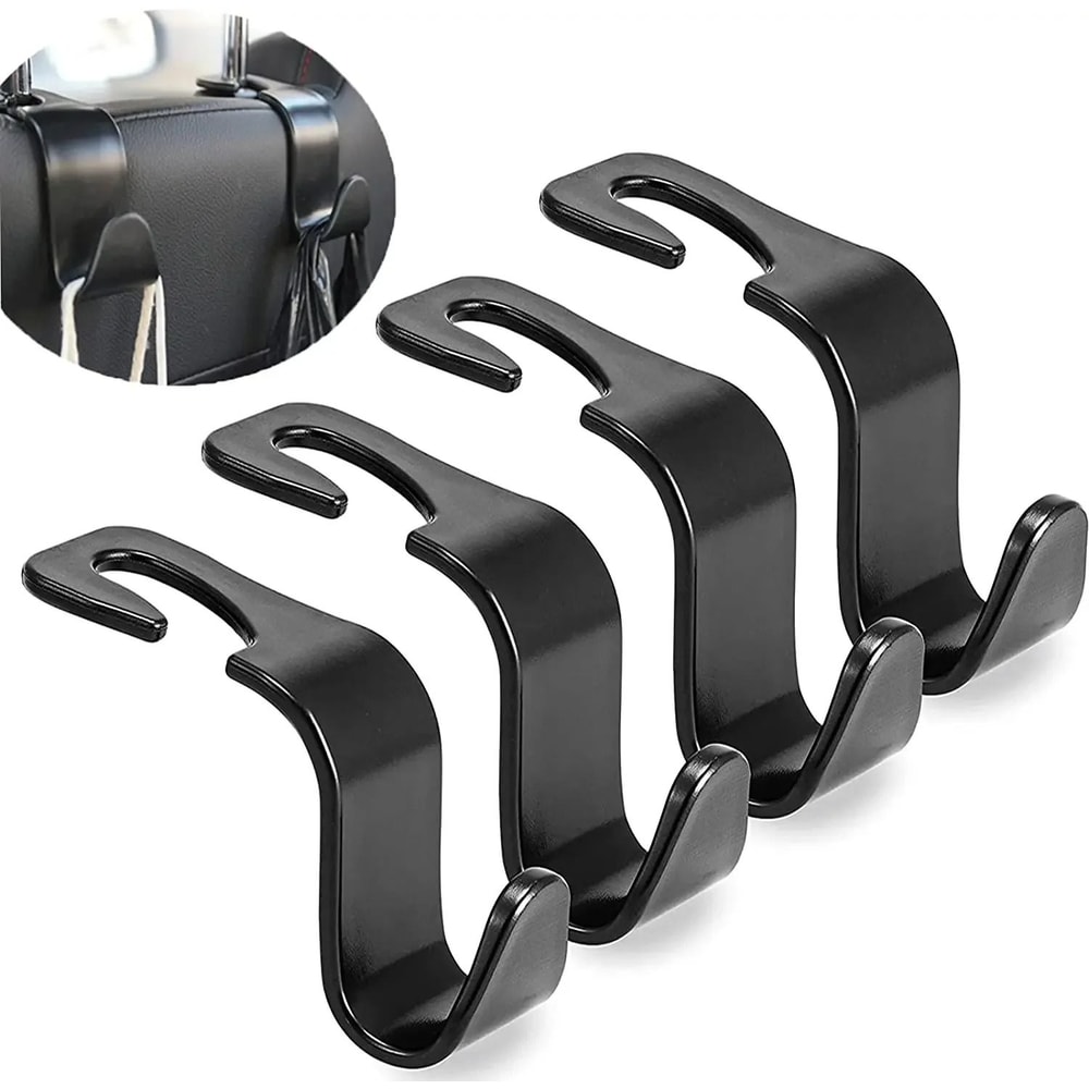 Universal Car Headrest Hooks Organizer Hangers For Bags 0