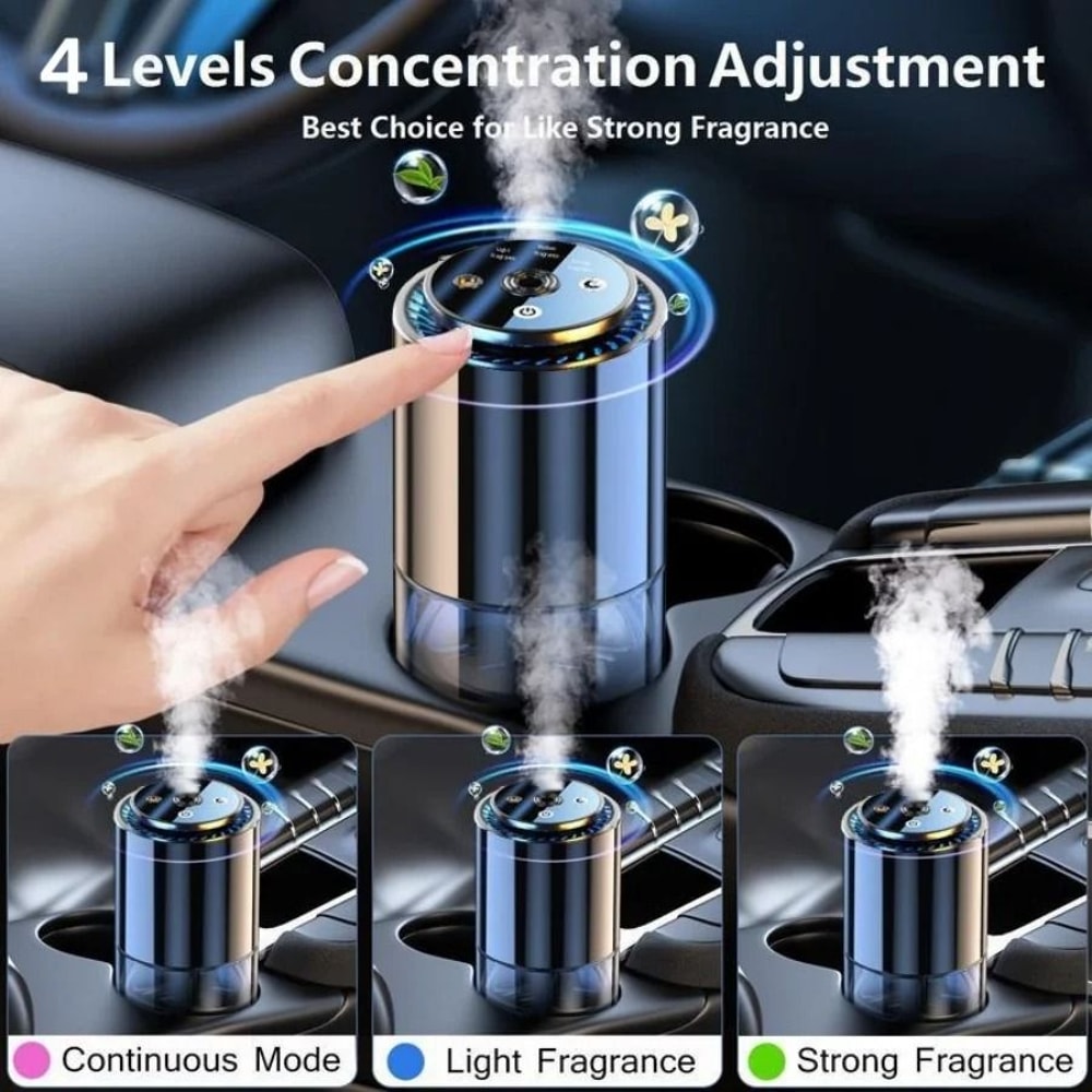 Novora Smart Car Diffuser Waterless Auto Scent Air Freshener With Starry Light 6