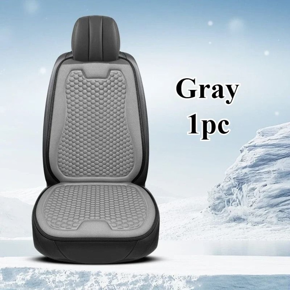Breathable Ice Silk Car Seat Cushion With 3D Cooling Support 3