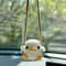 Cute Crochet Animal Rearview Mirror Car Pendant Duck Or Frog 7