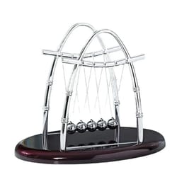 metal newtons cradle pendulum desk toy educational physics balance balls