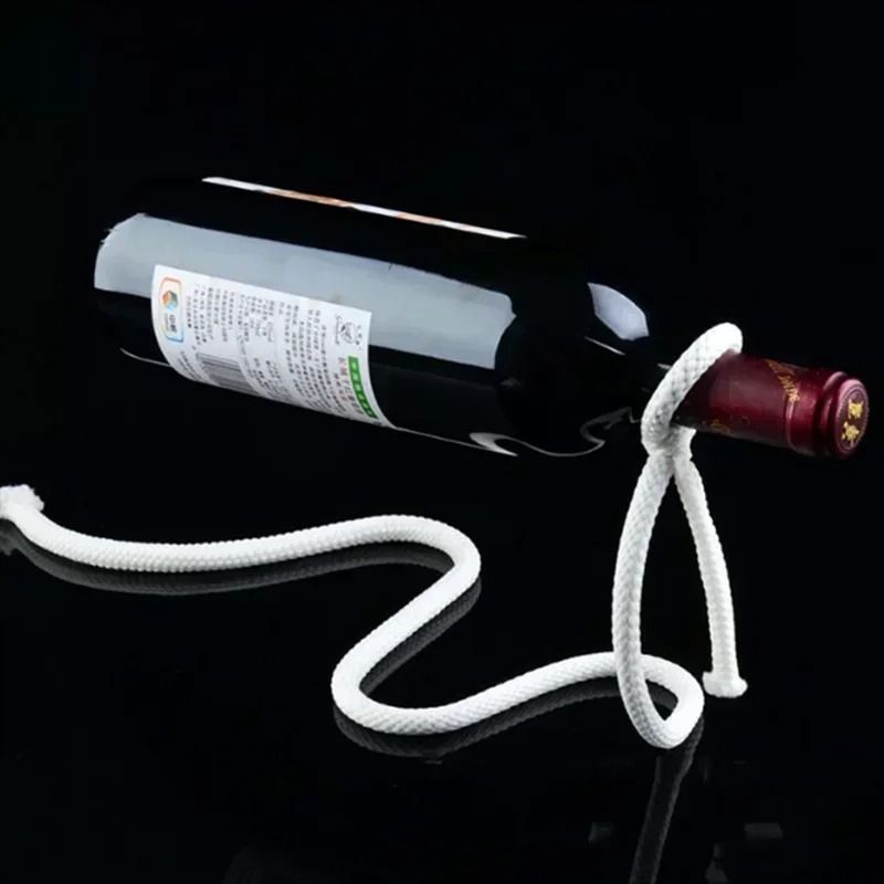 Magical Floating Chain Wine Rack Stand Modern Single Bottle Suspension Wine Bottle Holder 1