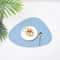 Nordic Triangle Leather Placemat Set Heat Resistant Non Slip Modern Dining Table Mat 12