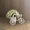 Light Luxury Bicycle Flower Basket Decor With Artificial Flower Arrangement For Desktop And Shelves 2