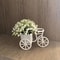 Light Luxury Bicycle Flower Basket Decor With Artificial Flower Arrangement For Desktop And Shelves 7