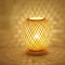 Adjustable Rattan Table Lamp With Bamboo Woven Shade Natural Bedside Light 4