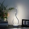 Modern White LOVE Gesture Desktop Lamp USB Powered Three Color LED Night Light 5
